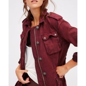 FREE PEOPLE MILITARY JACKET